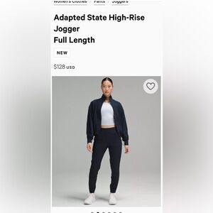 Lululemon Adapted State Joggers - True Navy
